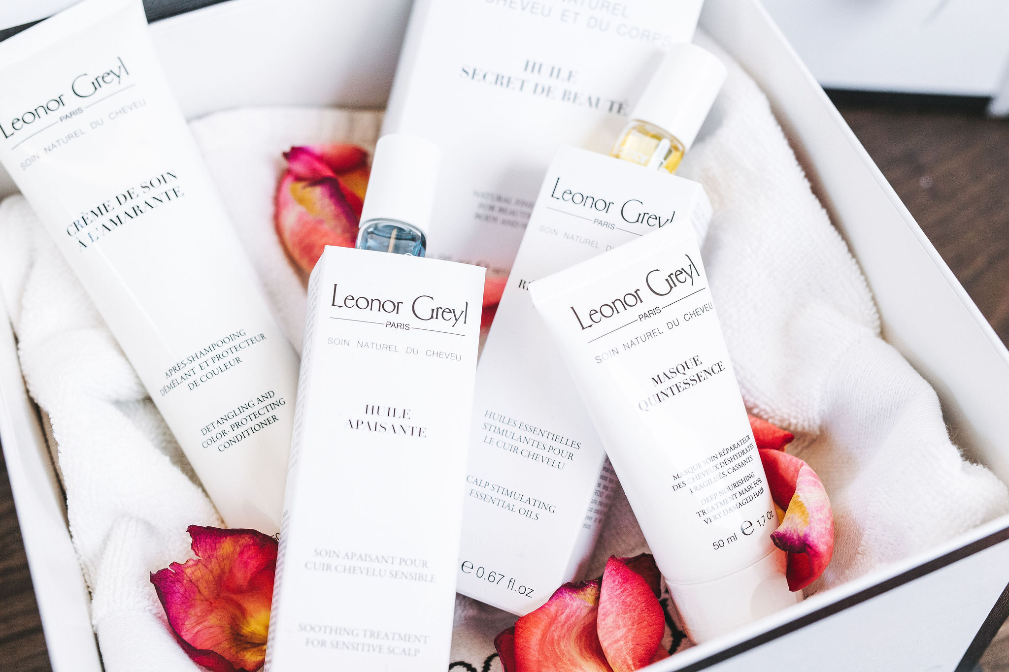Leonor Greyl Produkte in Geschenkbox