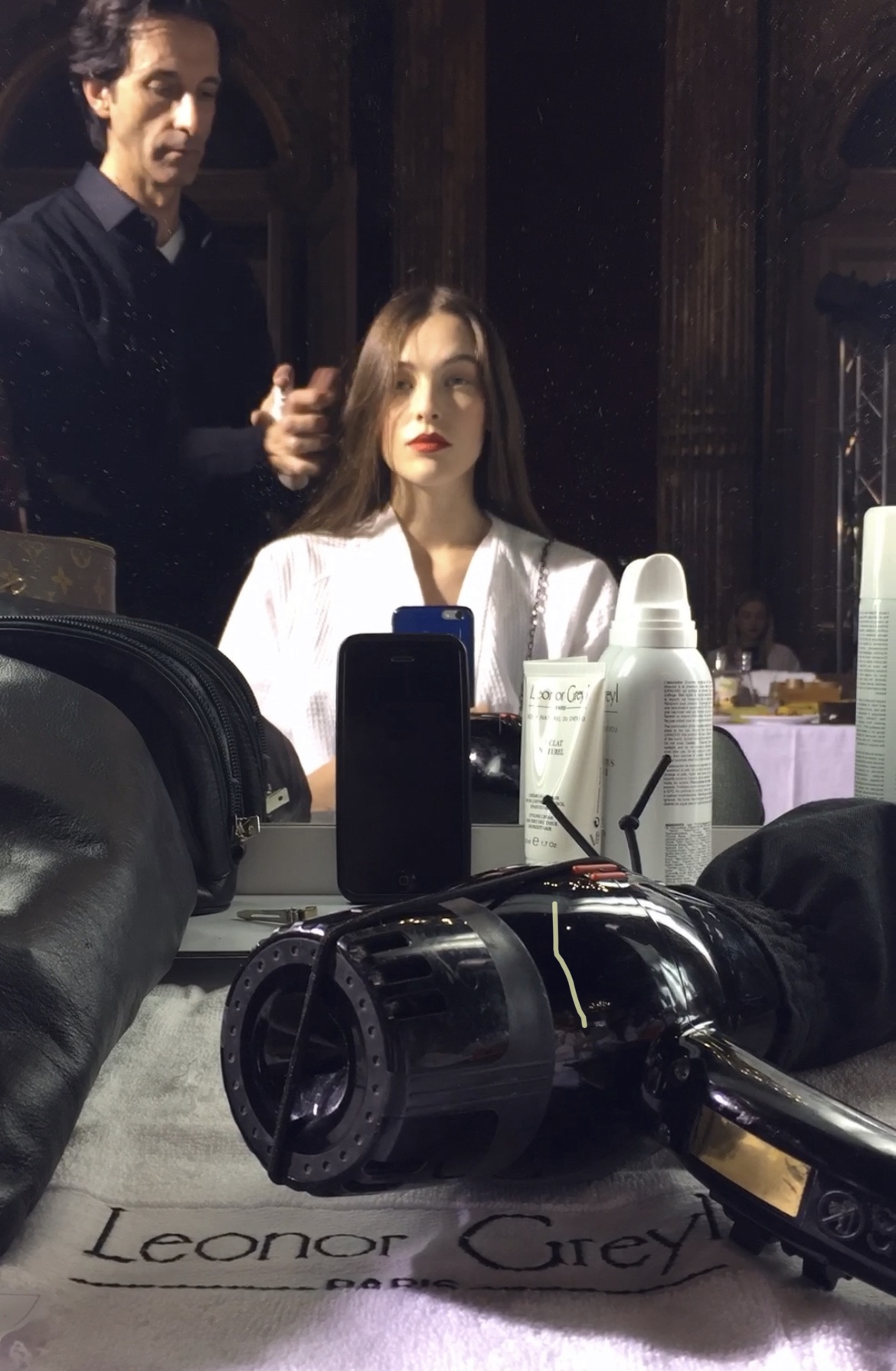 Yanina Haute Couture Show Paris Hairstylist Stephan Mall im Team Paolo Ferreira Paris for GrandeMasion & Leonor Greyl